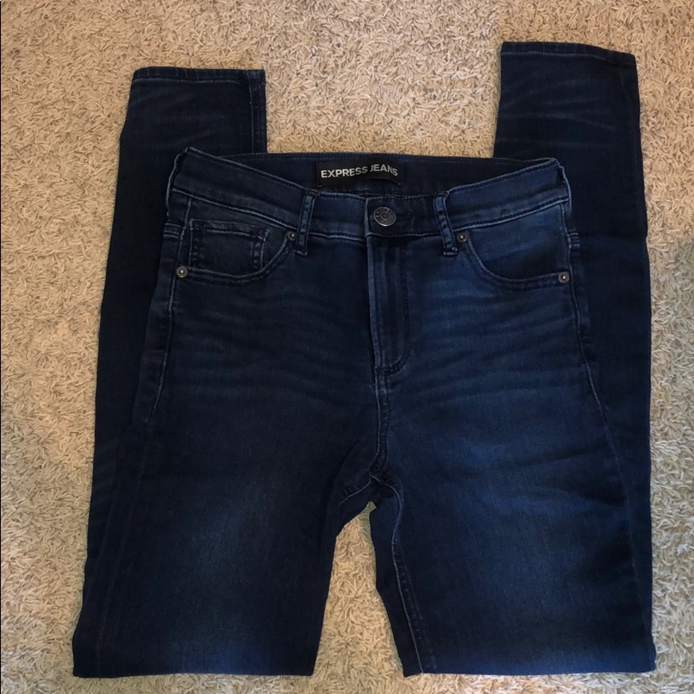 Express supersoft jean leggings! High rise